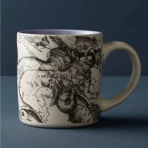 Anthropologie Other - Aquarius {Anthropologie} Salt & Earth ♊︎ Mug | Anthropologie Zodiac mug